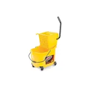Libman 26 Quart Mop Bucket & Wringer Heavy Duty Yellow (933)