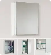 Fresca FMC8058 Senza 20" Single Door Frameless Medicine Cabinet - Mirror