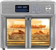 26 Quart MAXX Digital Air Fryer Oven - 10-in-1 Stainless Steel Kitchen Essential