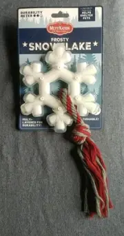 MuttNation Fueled by Miranda Lambert Frosty Fetch Snowflake Dog Toy