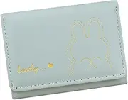 [Generic] Wallet Women, Cute Small Tri-fold with Wallet for Women and Girls, Small Wallets Woman with Card Holders (Green, 11 * 8 * 1.5cm)