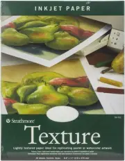 Strathmore Ink Jet Paper Texture 8.5"X11"-25 Sheets 597010