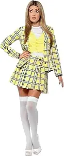 Smiffys Official Clueless Cher Suit Women's Costume (Medium, Yellow)