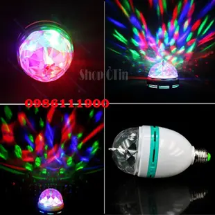Led 燈泡通過音樂觸摸旋轉 7 種顏色的 Vu Truong 舞台