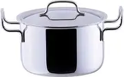 Miyazaki Seisakusho GEO-20PF Geo Potoff Pot, 7.9 inches (20 cm), Made in Japan, Compatible with All Heat Sources, 7-Layer Construction