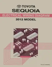 2012 Toyota Sequoia Wiring Diagrams Schematics Layout Factory OEM