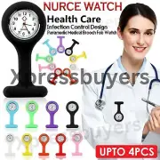 Silicone Nurse Watch Brooch Tunic Fob Watch Nursing Nurses Pendant Pocket Watch