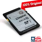 Kingston 64GB SDXC 45MB/s UHS U1 Class 10 64G SD full HD Flash card SD10VG2/64GB