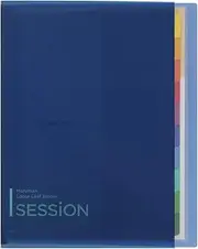 Maruman F584-02 Loose Leaf Binder, A4, Session, 30 Holes, Blue