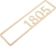 OSALADI House Numbers Acrylic Address Numbers for Front Door Elegant Mailbox Signs