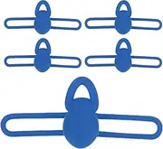 Hook Keeper for Fishing Rod - Set of 5 Rubber Fish Bait Keeper,High Elasticity, Portable Fishing Tackle Accessories for Ice Pier Boat