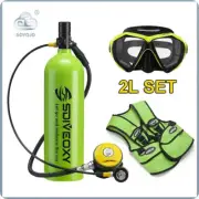 GOYJ Scuba Diving Kit 2L Oxygen Air Tank Equipment Underwater Breath Oxygen Tank