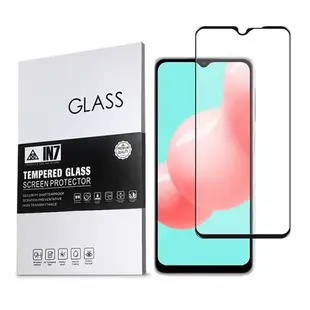 IN7 Samsung A32 5G (6.5吋) 高清 高透光2.5D滿版9H鋼化玻璃保護貼-黑色