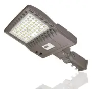 480V 150W LED Parking Lot Light Dusk-to-Dawn Commercial Shoebox AC277-480V