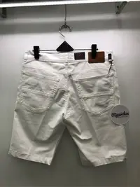 在飛比找Yahoo!奇摩拍賣優惠-Trussardi jeans 白色 素面 短褲 休閒褲 全