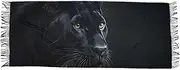 [AIXIWAWA] Leopard Black Women's Pashminas Scarf, Shawls Wrap Lightwight Tassel for Evening Dress Dinner Party, Multicolor