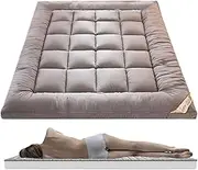 Soft Filling Mattress Pad, Soft Down Velvet Tatami Mats, Breathable Mattress, Relieve Body Stress Pad, Soft Cushion Mattress, Luxurious Soft Filling Breathable and Design for Home