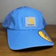 Carhartt Force Mesh Blue Logo Patch Men’s Cap Hat Adjustable Snapback One Size