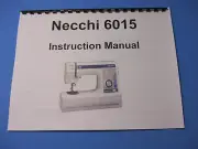 Necchi 6015 Omega Sewing Machine Instruction Manual - Printed