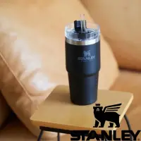 在飛比找momo購物網優惠-【Stanley】冒險系列 吸管隨手杯 0.47L 錘紋綠 