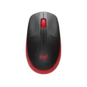 Logitech M190 Full-Size Wireless Mouse - RED