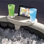 Intex 28520E Tablet, Mobile Phone Spa Tray W/White LED Light Strip & Cup Holders