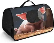 Pet Handbag,Foolish Cute Pig Fashion Dog Carrier,Small Pet Carrier,pet Carrier Handbags,Travel Pet Handbag for Cat and Samll Dog