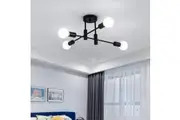 Mid Century Chandelier Modern, 4-Light