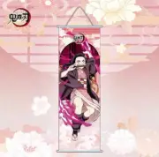 Demon Slayer: Nezuko Kamado Anime ART Scroll Poster Wall Decor Gift 26X10