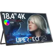 UPERFECT 4K Monitor 18.4" UHD Portable Gaming Monitor PC Screen USB C Monitor