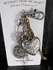 Sandra Magsamen Key Chain Clip Back Pack Clip Purse Clip 2014 Hanny Girl Heart