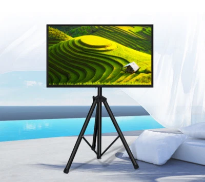 New Portable Flat Panel Monitor Stand with Foldable Tripod TV Stands USA SELLER