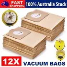 12x Vacuum Bags for KARCHER WD3 WD3.5P Premium MV3 MV3P WD3.300M WD3.330M A2504