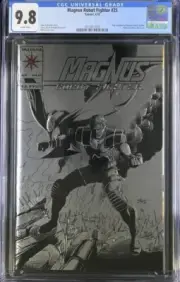 Magnus Robot Fighter #25 (Valiant 6/93), Silver Foil Cover, CGC 9.8 NM/MINT