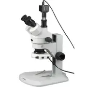 AmScope 3.5X-90X Zoom Stereo Microscope with 80-LED Light and 5MP Camera