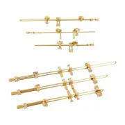3x Brass Violin Family Crack Clamps Rustproof String Instrument Accessories