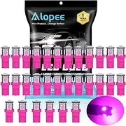 AMAZENAR 30-Pack Pink Replacement Stock # 194 T10 168 2825 W5W 175 158 Bulb 5050 5 SMD LED Light 12V Car Interior Lighting for Map Dome Lamp Trunk Dashboard Parking Lights - Best Value