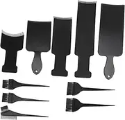 LALADEFIEE 10-piece Professional Hair Coloring Board Set Tint Brush and Comb for Salon and Home Use
