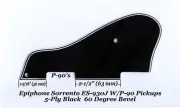 Sorrento ES930J 5-Ply Blk W/P-90's Pickguard made for Epiphone W/Mounts Project