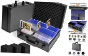 Top Loader Storage Box with Key Locks, Trading Card Storage Case, Sports Large