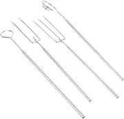 LIGIGWASH 4pcs Candy Dipping Forks Chocolate and Cheese Fondue Ergonomic Design for Comfortable Grip Kitchen Tools for Creative Candy Making and Hot Pot