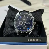 在飛比找蝦皮購物優惠-【絕版品8.5成新】 SEIKO 精工潮流時尚太陽能計時腕錶