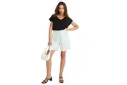 Rockmans - Womens - Shorts - Summer - Bermuda - White Linen Casual Work Clothes