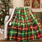 Electric Heated Blanket Twin Size for CouchSherpa Heating Blanket with 8 Heating