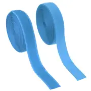 Sew on Hook and Loop Tape, 1 Inch Nylon Fastener Strips 5 Yards (Blue)
