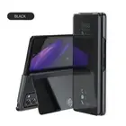 Mirror Clear View Stand Flip Case for Samsung Galaxy Z Fold 2 3 4 5 6 W21 W22 W2