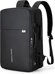 MARK RYDEN Expandable Backpack 25-40 Liter Weekend Backpack for 17.3 Inch Laptop Theft Protection Airplane Suitable, Luggage Backpack for Weekend
