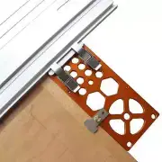 Aluminum Track Saw Square Guide Rail Angle Stop Woodworking Guide Plate Tool