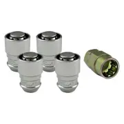 Guard Chrome Cone Seat Acorn Wheel Locks Fits 1983-1988 Mitsubishi Cordia