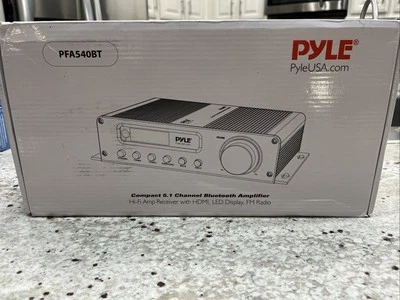 Pyle PFA540BT Bluetooth Amplifier Home Theater Power Stereo Receiver Receiver